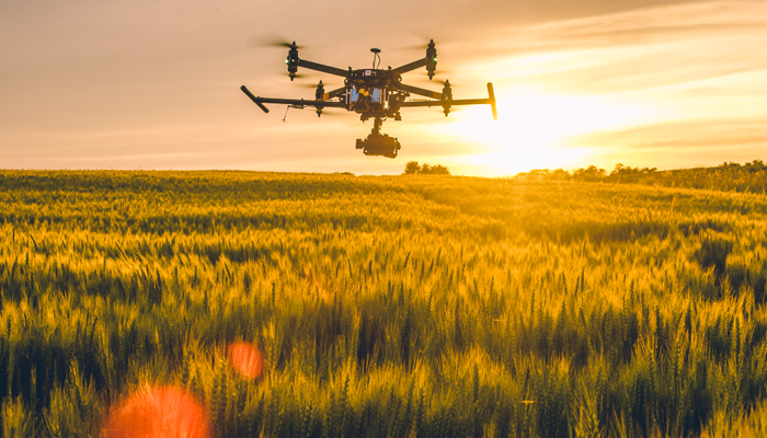 iot drones in agriculture