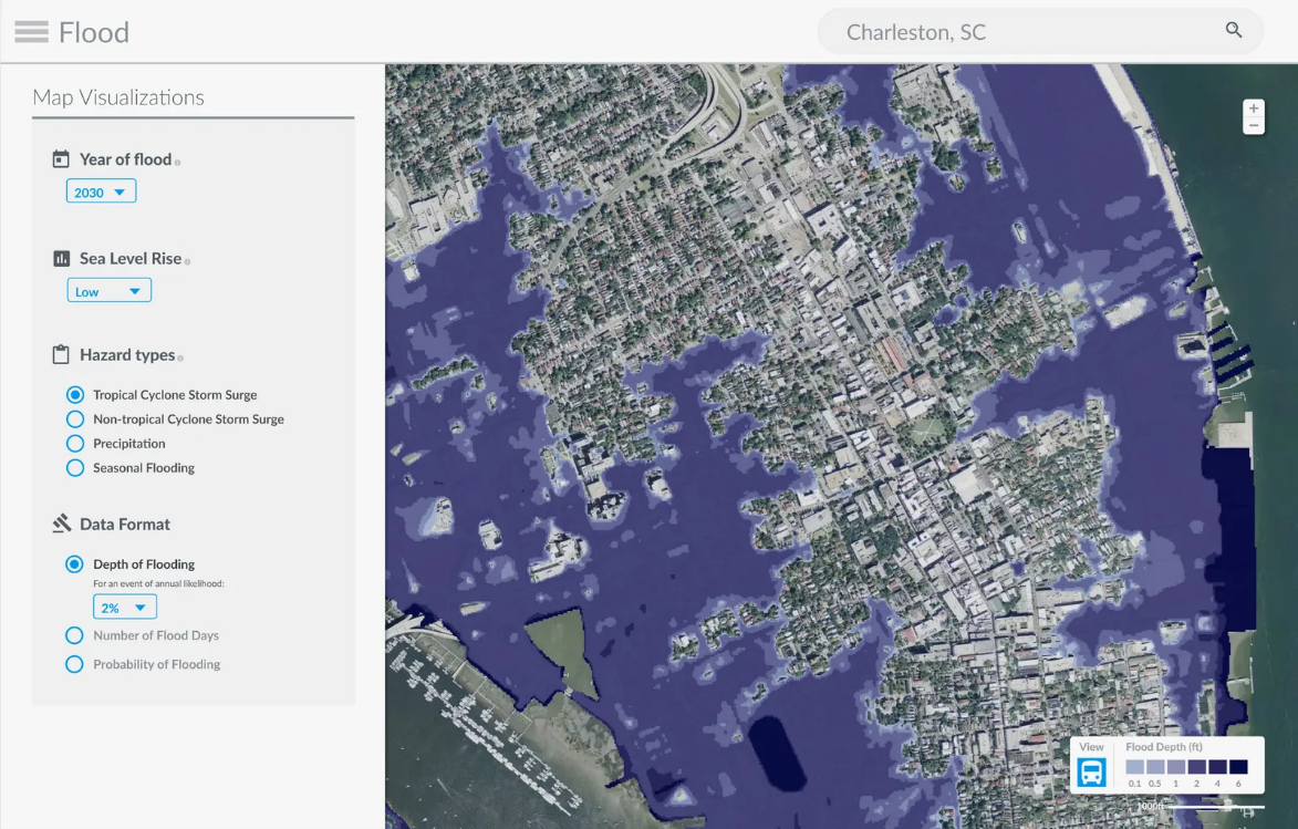Flood Risk Analytics Visualization 