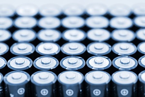 Batteries in array